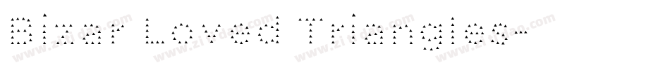 Bizar Loved Triangles字体转换